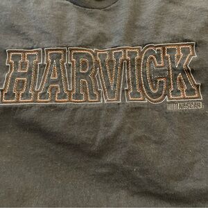 Classic Black Crewneck Harvick NASCAR Short Sleeve‎ Tee